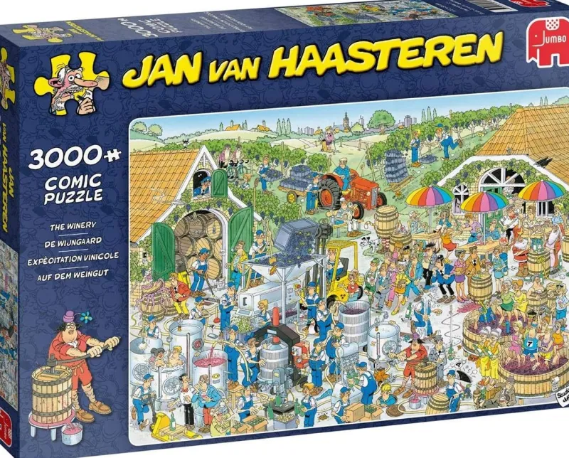 Falcon de luxe Jan Van Haasteren - The Winery - 3000 Piece Jigsaw Puzzle New