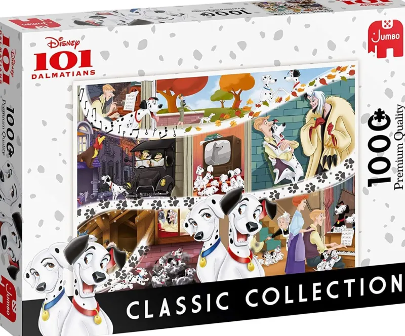 Falcon de luxe Jumbo - Disney 101 Dalmatians - 1000 Piece Jigsaw Puzzle Sale