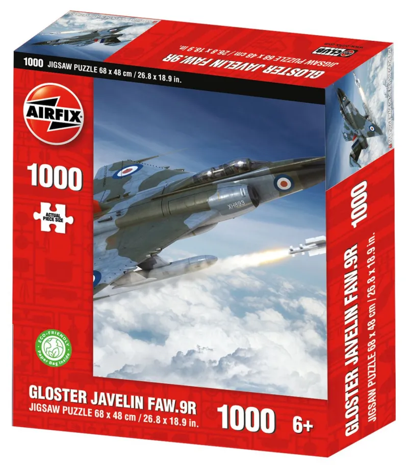 Kidicraft - Airfix Gloster Javelin FAW.9R - 1000 Piece Jigsaw Puzzle Clearance