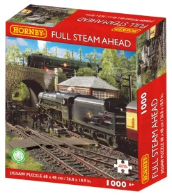 Kidicraft - Hornby Full Steam Ahead - 1000 Piece Jigsaw Puzzle Discount