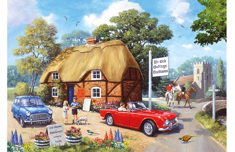 Kidicraft - Kevin Walsh - A Stop For Tea - 1000 Piece Jigsaw Puzzle Clearance