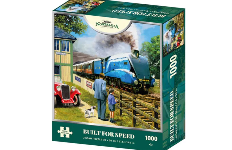 Kidicraft - Kevin Walsh - Built For Speed - 1000 Piece Jigsaw Puzzle New