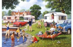 Kidicraft - Kevin Walsh - Caravan Holiday - 1000 Piece Jigsaw Puzzle New