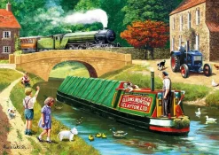 Kidicraft - Kevin Walsh - Rail & Canal - 1000 Piece Jigsaw Puzzle Hot