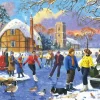 Kidicraft - Kevin Walsh - Skating By The Church - 1000 Piece Jigsaw Puzzle Hot