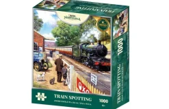 Kidicraft - Kevin Walsh - Train Spotting - 1000 Piece Jigsaw Puzzle New