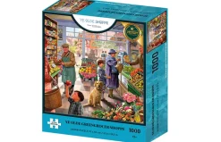 Kidicraft - Steve Crisp - Ye Olde Greengrocer Shoppe - 1000 Piece Jigsaw Puzzle New