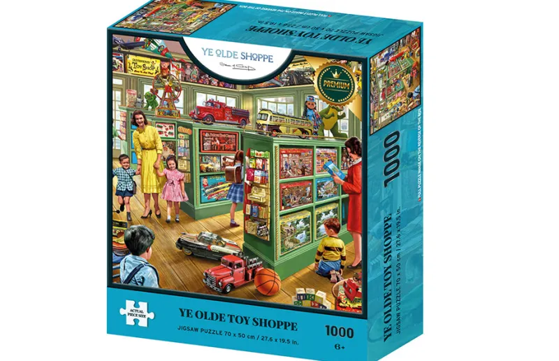 Kidicraft - Steve Crisp - Ye Olde Toy Shoppe - 1000 Piece Jigsaw Puzzle Fashion