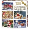 King Puzzle 05219 Christmas Collection - 5 x - 1000 Piece Jigsaw Puzzles Discount