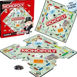 Winning Moves London Monopoly - 1000 Piece Jigsaw Puzzle Clearance