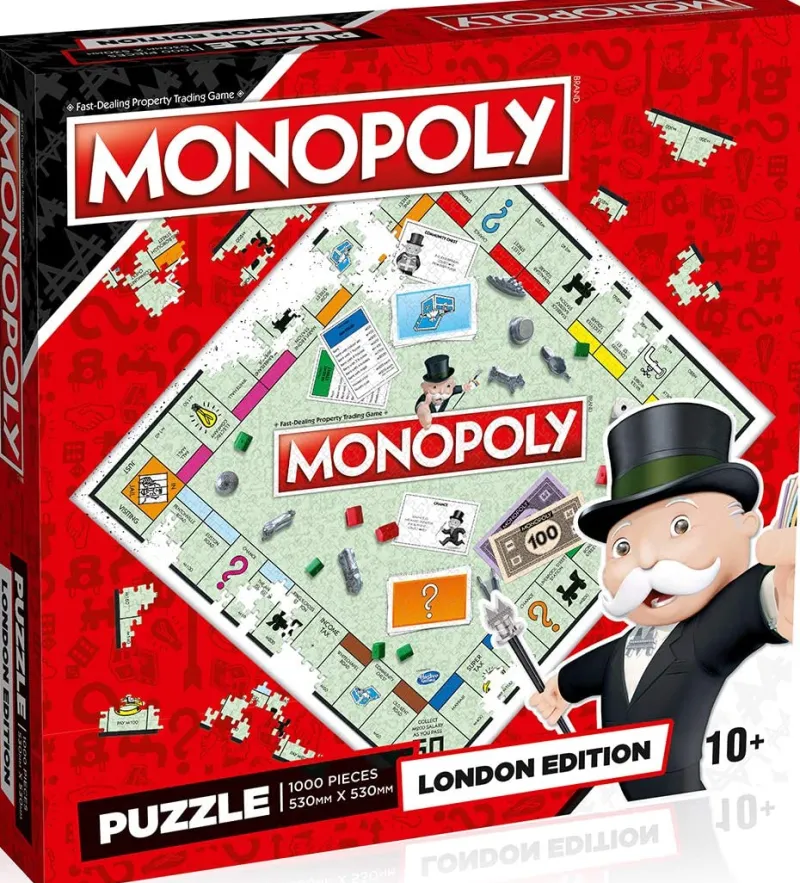 Winning Moves London Monopoly - 1000 Piece Jigsaw Puzzle Clearance