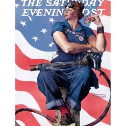 Master Pieces - Norman Rockwell - Rosie the Riveter - 1000 Piece Jigsaw Puzzle Fashion