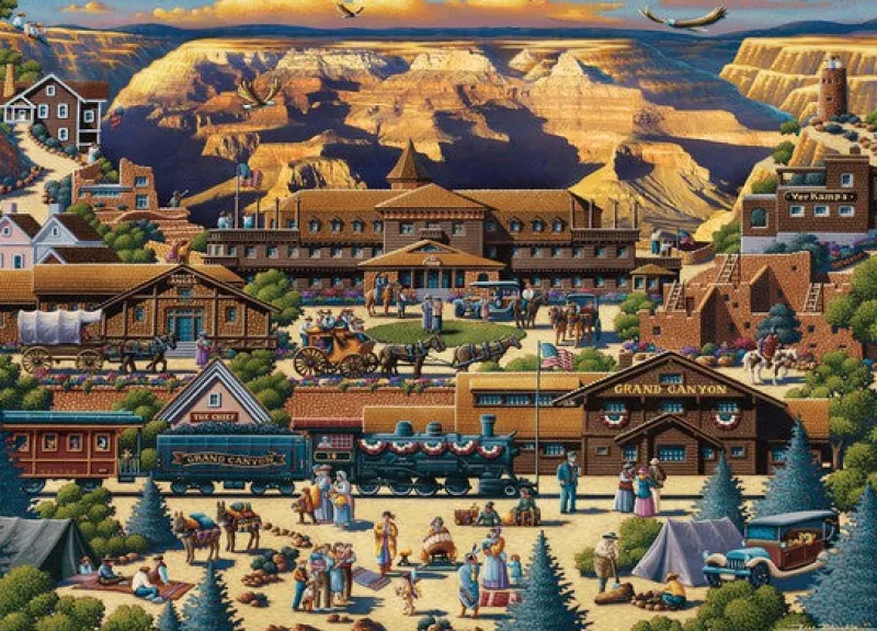 Master Pieces 45118 Puzzle in Suitcase -Grand Canyon New