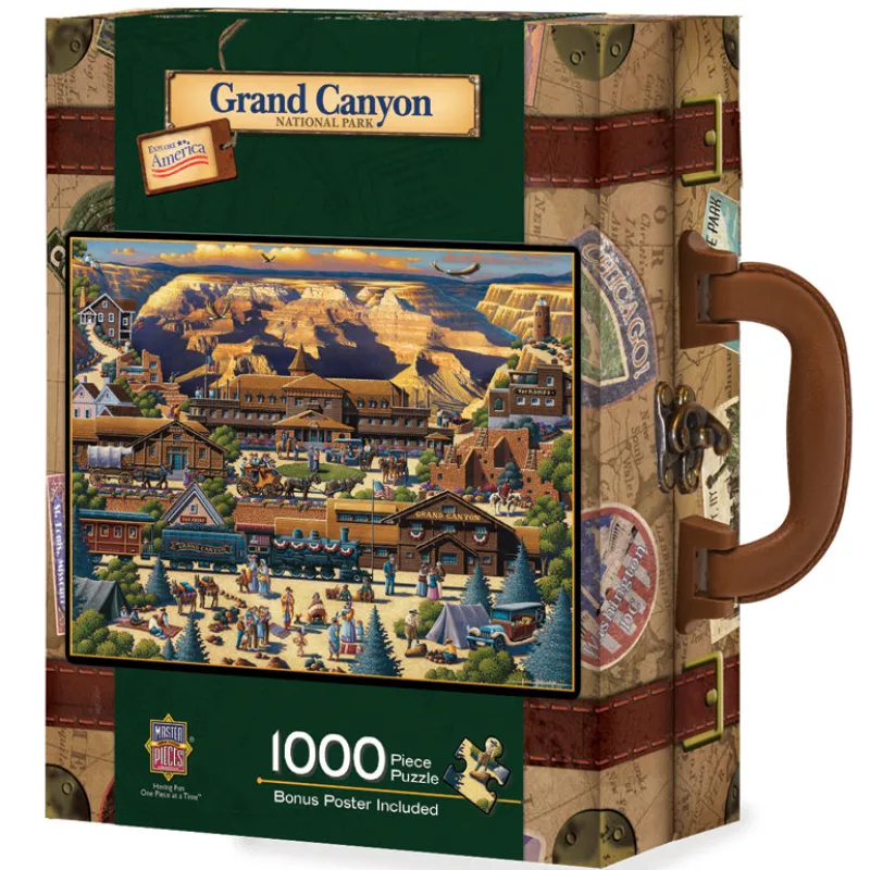 Master Pieces 45118 Puzzle in Suitcase -Grand Canyon New