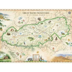 Master Pieces 71703 Xplorer Maps - Great Smoky Mountains Online