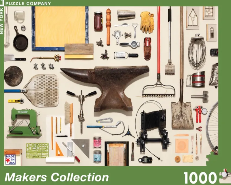 New York Puzzle Company - Makers Collection - 1000 Piece Jigsaw Puzzle New