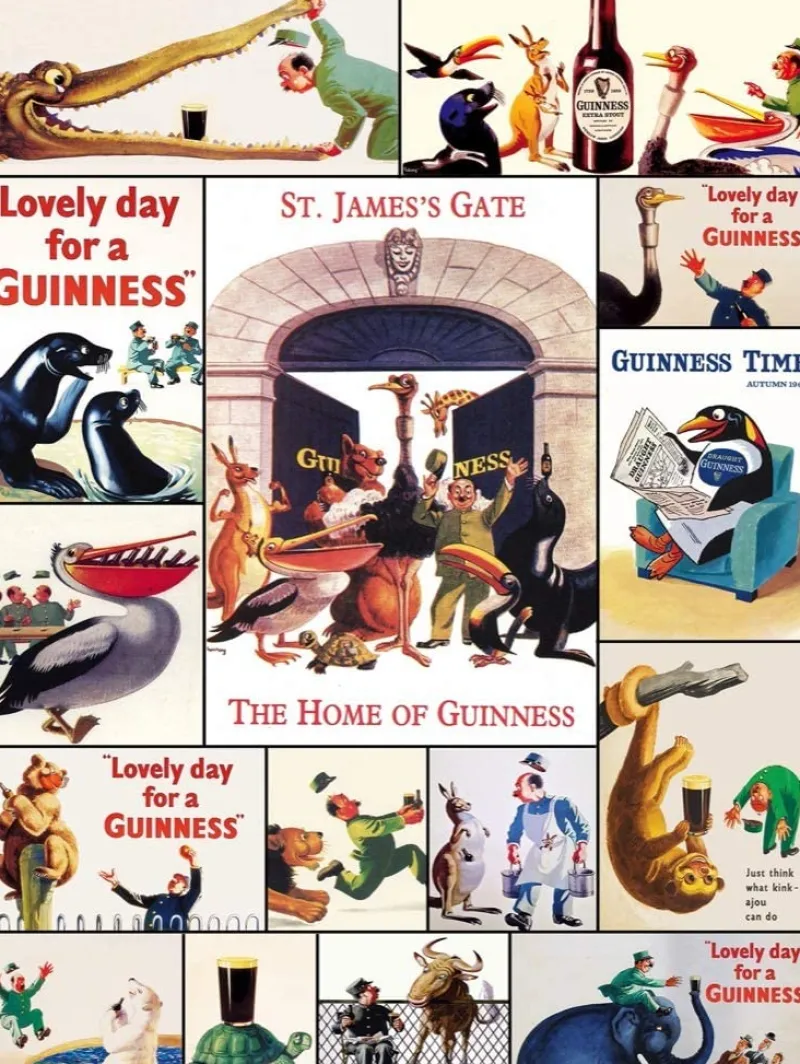 New York Puzzle Company - Who's Got The Guinness? - 1000 Piece Jigsaw Puzzle New