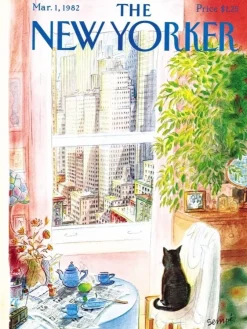 New York Puzzle Company - New Yorker Cat's Eye View - 1000 Piece Jigsaw Puzzle Online