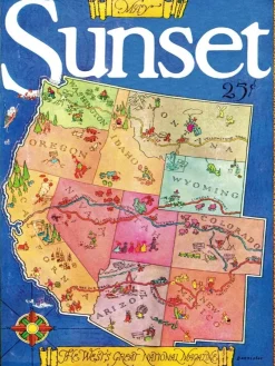 New York Puzzle Company - Sunset Magazine of The West - 1000 Piece Jigsaw Puzzle New