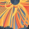 New York Puzzle Company - Solar Eclipse - 1000 Piece Jigsaw Puzzle Clearance