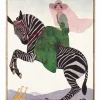 New York Puzzle Company - Lady on a Zebra - 1000 Piece Jigsaw Puzzle Best
