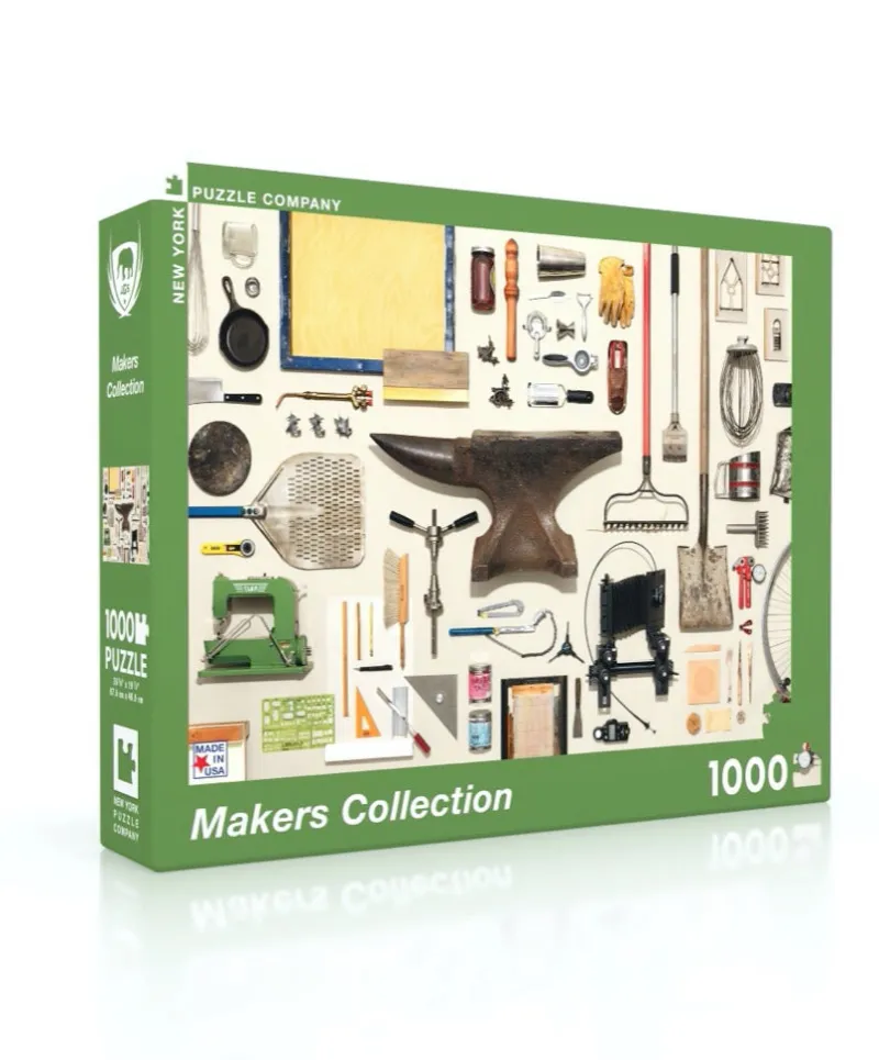New York Puzzle Company - Makers Collection - 1000 Piece Jigsaw Puzzle New
