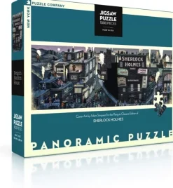 New York Puzzle Company - Sherlock Holmes - 1000 Piece Jigsaw Puzzle Clearance