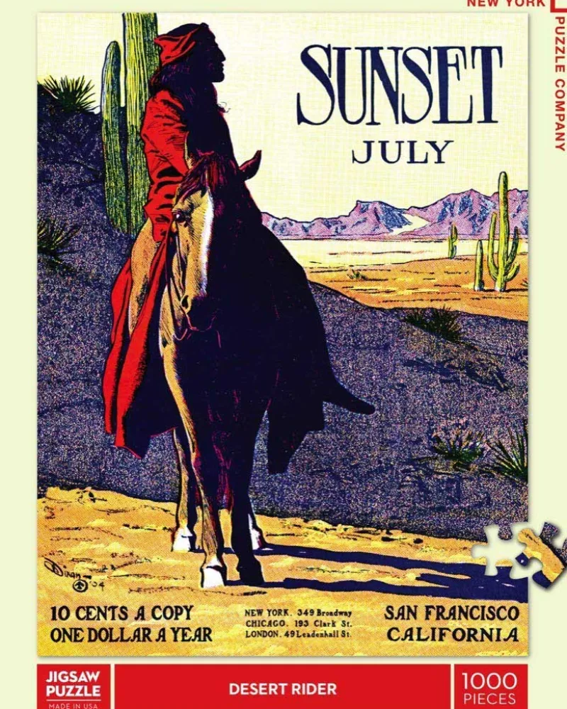 New York Puzzle Company - Desert Rider - 1000 Piece Jigsaw Puzzle Outlet
