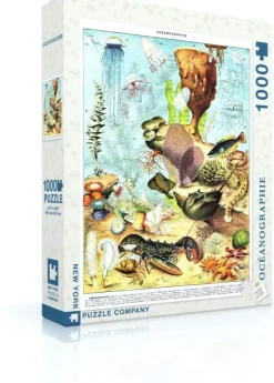 New York Puzzle Company - Vintage Images - Océanographie - 1000 Piece Jigsaw Puzzle Discount
