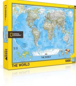 New York Puzzle Company - National Geographic - The World - 1000 Piece Jigsaw Puzzle New