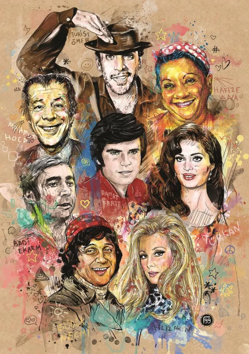 Art Puzzle Old Turkish Cinema - 1000 piece jigsaw puzzle Fashion