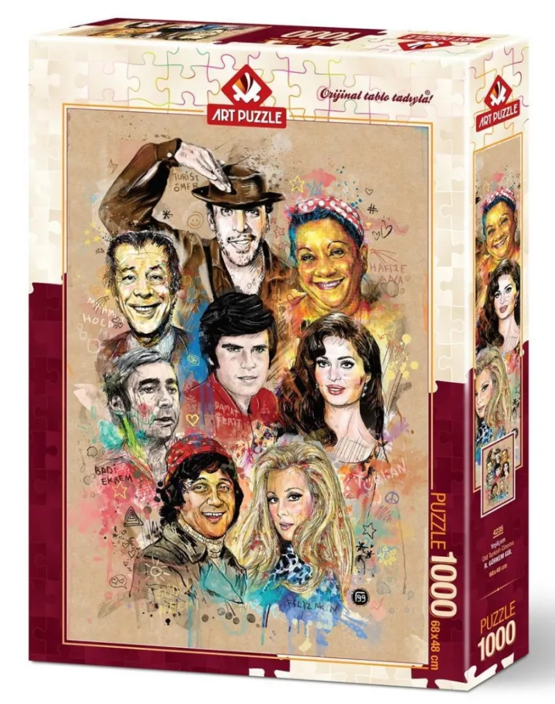 Art Puzzle Old Turkish Cinema - 1000 piece jigsaw puzzle Fashion