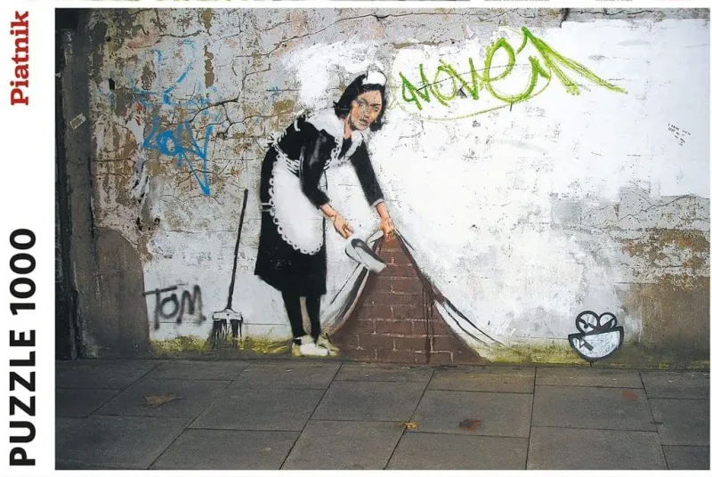 Piatnik - Banksy The Maid - 1000 Piece Jigsaw Puzzle Outlet