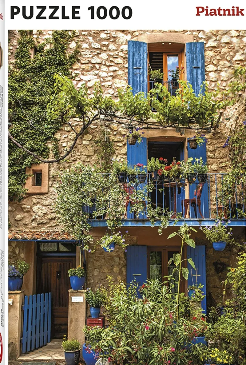 Piatnik - Blue Balcony - 1000 Piece Jigsaw Puzzle Outlet