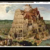 Piatnik - Breugel - Tower of Babel - 1000 Piece Jigsaw Puzzle New