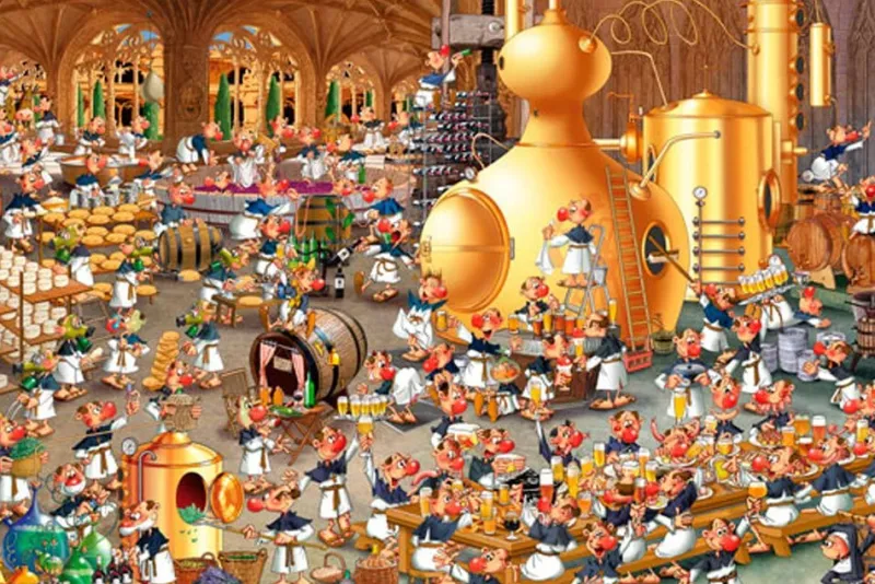 Piatnik - Brewery - Francois Ruyer - 1000 Piece Jigsaw Puzzle Online