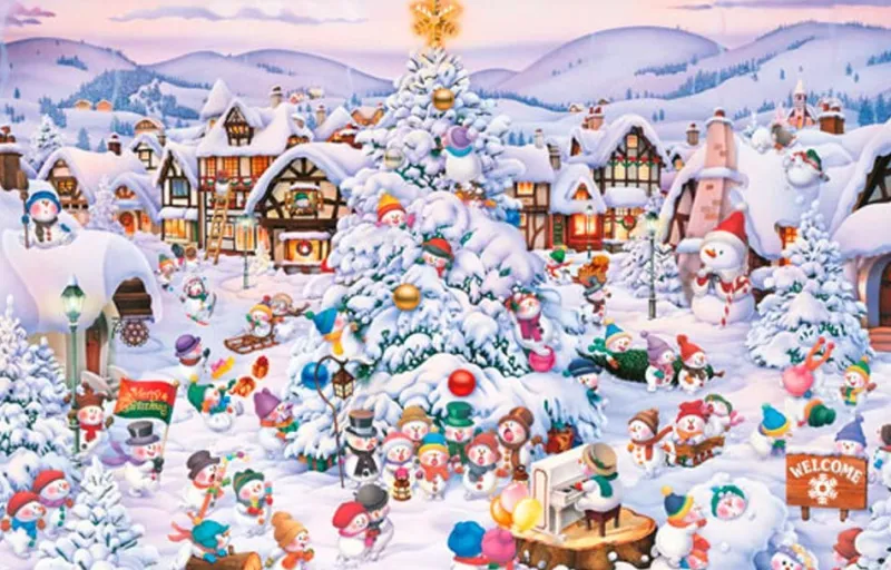Piatnik - Christmas Choir - 1000 Piece Jigsaw Puzzle Online