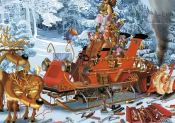 Piatnik - F Ruyer - Christmas Sleigh - 1000 Piece Jigsaw Puzzle Fashion