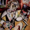 Piatnik - Marc Chagall - Self-portrait with Seven Fingers - 1000 Piece Jigsaw Puzzle Hot
