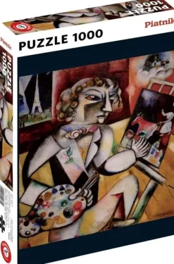Piatnik - Marc Chagall - Self-portrait with Seven Fingers - 1000 Piece Jigsaw Puzzle Hot