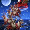 Piatnik - Santas Flying Sleigh - 1000 Piece Jigsaw Puzzle Online