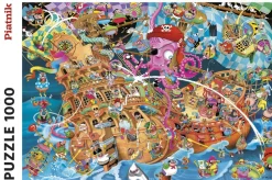Piatnik - The Pink Pirate - 1000 Piece Jigsaw Puzzle New