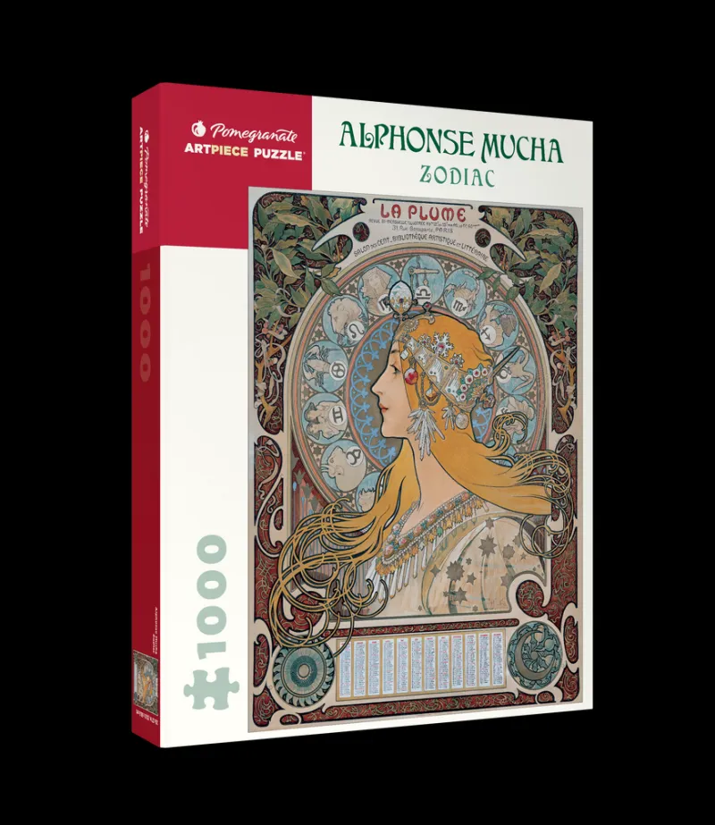 Pomegranate - Alphonse Mucha: Zodiac - 1000 Piece Jigsaw Puzzle Best