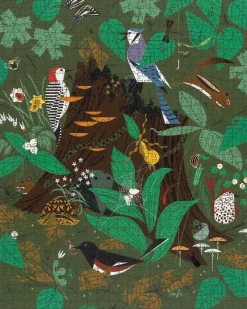 Pomegranate - Charley Harper: Woodland Wonders - 1000 Piece Jigsaw Puzzle Outlet