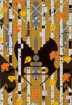 Pomegranate - Charley Harper: Isle Royale - 1000 Piece Jigsaw Puzzle Outlet
