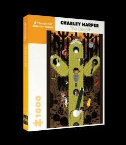 Pomegranate - Charley Harper: The Desert - 1000 Piece Jigsaw Puzzle Online
