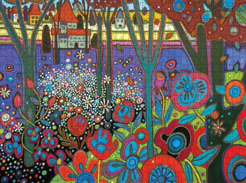 Pomegranate - Darlene Kulig: Outside Vienna - 1000 Piece Jigsaw Puzzle Online