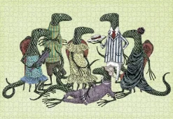 Pomegranate - Edward Gorey: The House Party - 1000 Piece Jigsaw Puzzle Hot