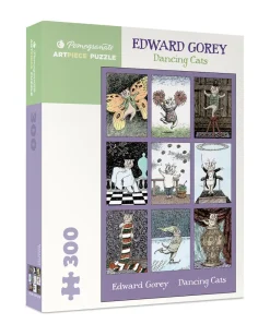 Pomegranate - Edward Gorey: Dancing Cats - 300 Piece Jigsaw Puzzle Discount