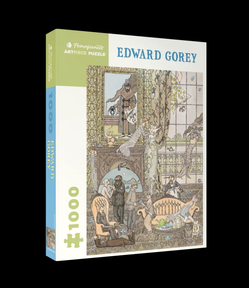 Pomegranate - Edward Gorey: Frawgge Mfrg. Co. - 1000 Piece Jigsaw Puzzle Discount